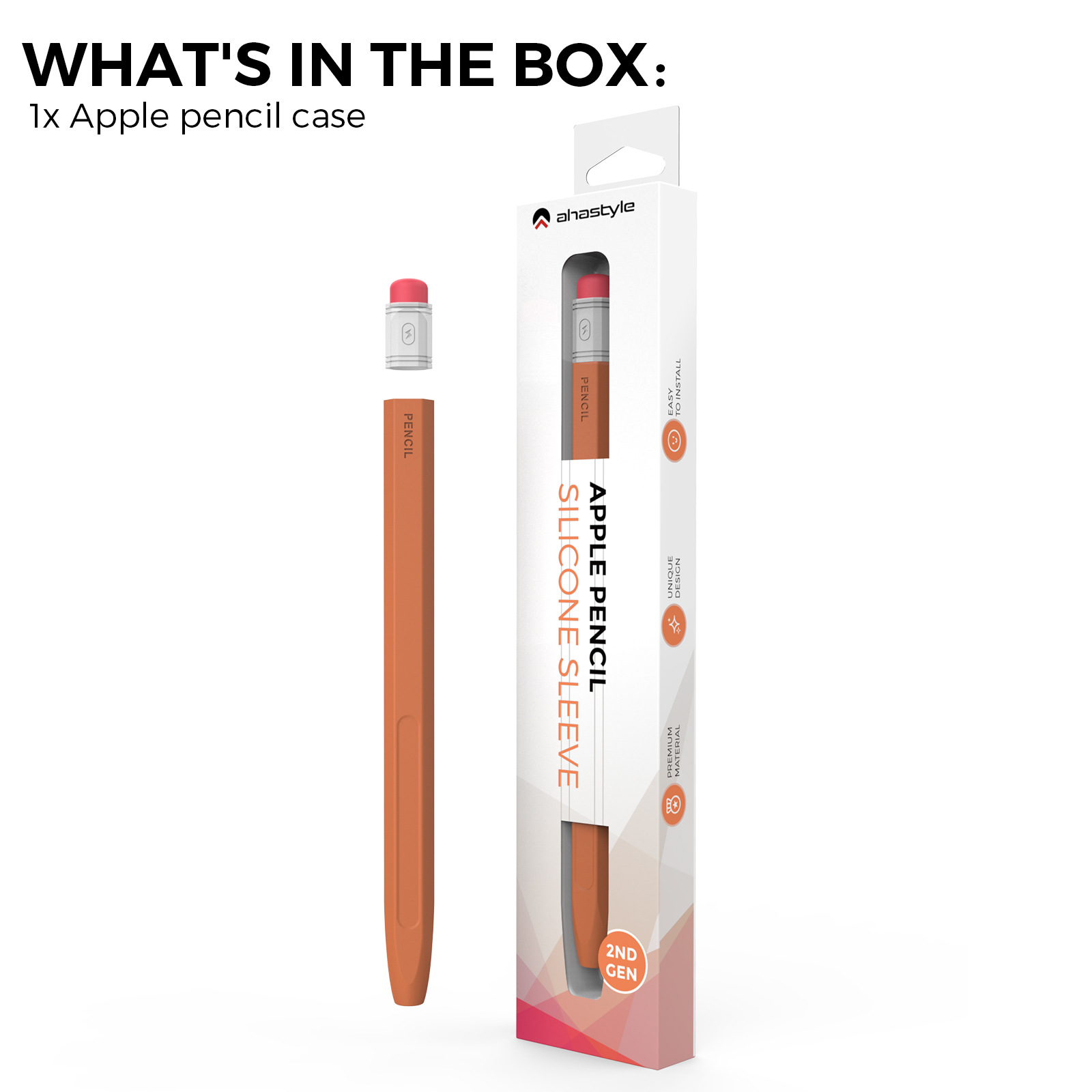 Funda protectora de silicona para bolígrafo Apple Apple Pencil pro y funda antideslizante para lápiz retro de segunda generación