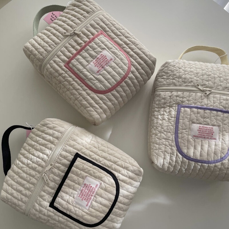 Ins Multifunctional Portable Baby and Mother Bag Diaper Storage Bag Outgoing Handbag Storage Bottle Trolley Hanging Bag