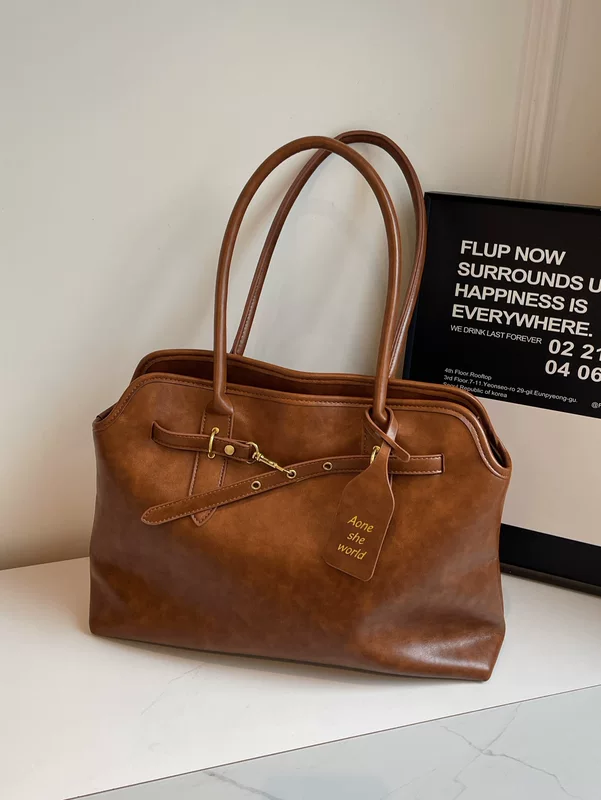 Retro handheld shoulder bag, underarm bag, high-end