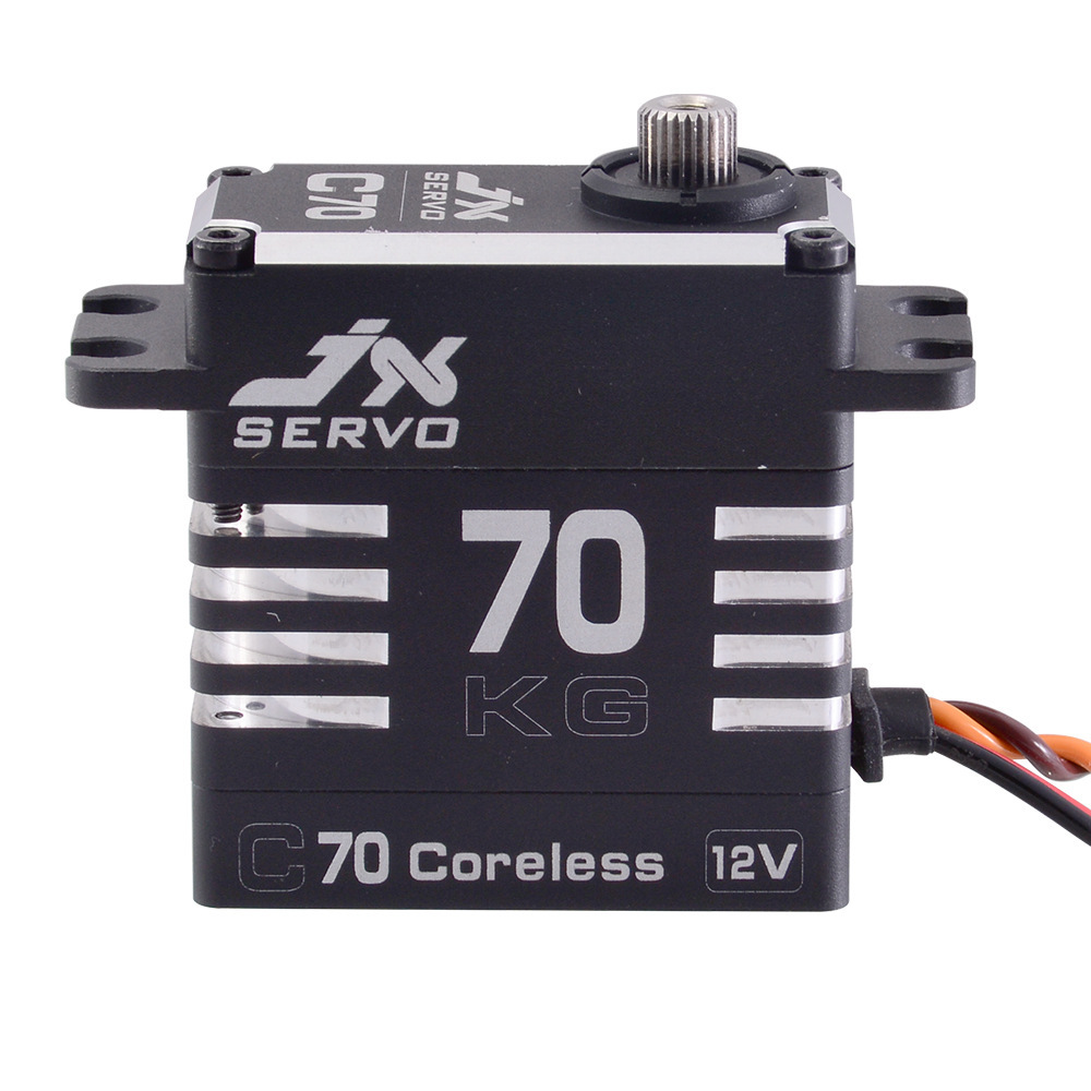 JX Servo C70 70KG all-metal hollow cup motor servo 12V high torque…