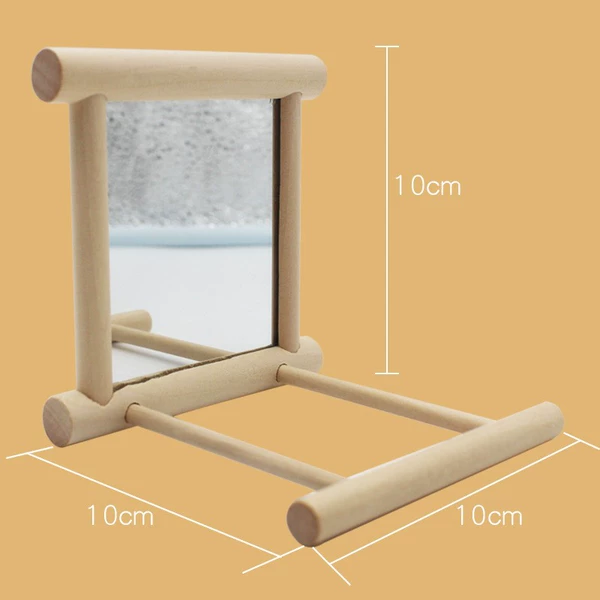 Bird frame with mirror and target