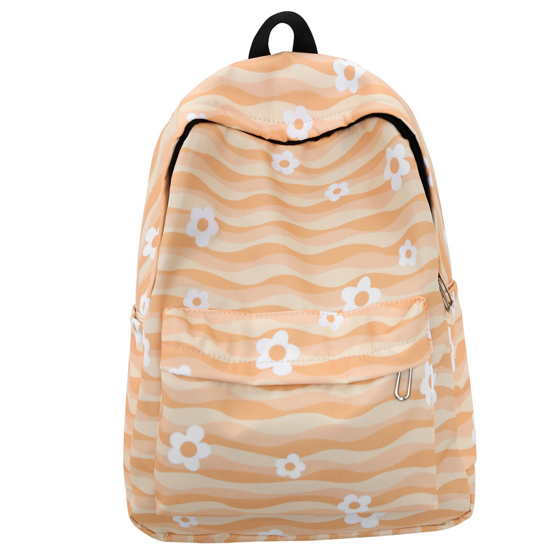 Mochila de gran capacidad versátil para estudiantes de secundaria y secundaria, mochila coreana simple, mochila de viaje casual fresca para mujeres