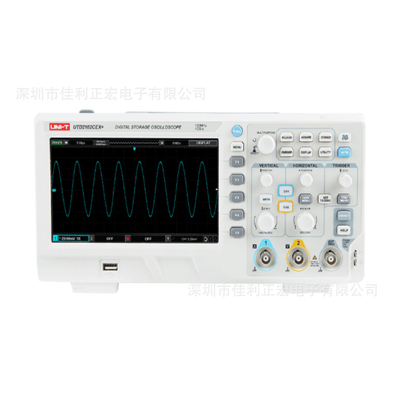 优利德UTD2102CEX+双通道示波仪手持数字存储示波器