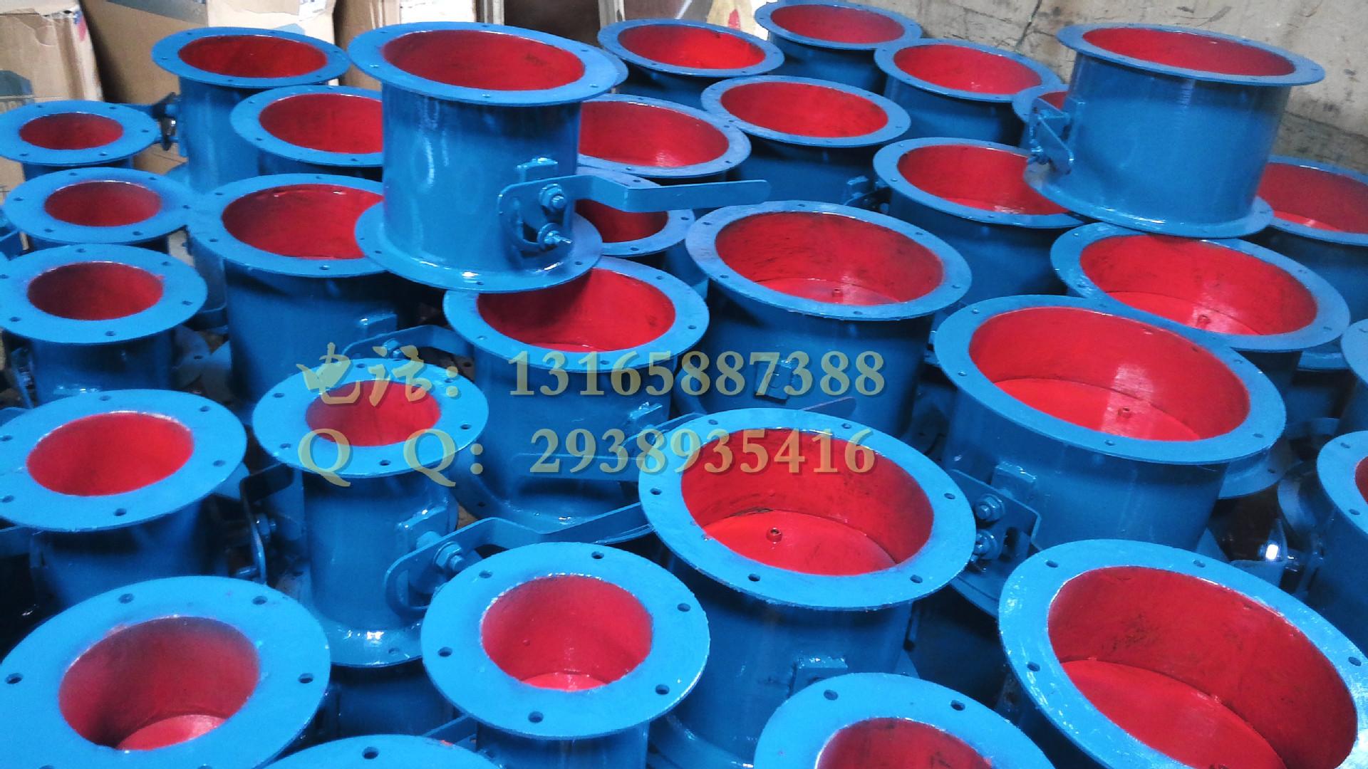 烟道尘气风门，手柄式气动电动等各种驱动都能支持