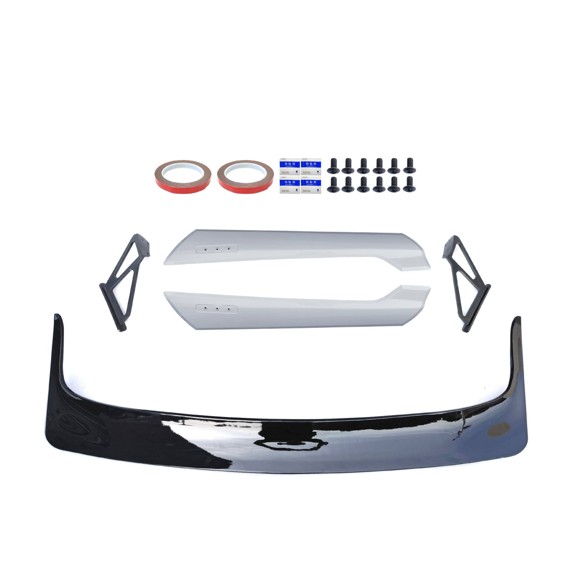 Suitable for the 23Rd Generation Civic Hatchback Model Tr Rear Wing with Bracket, Non-Destructive Installation of the Roof Wing and Fixed Wind Wing