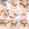 Universal ankle bracelet, accessory, Korean style, simple and elegant design, flowered