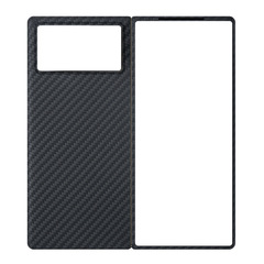 適用小米MixFold3凱夫拉手機殼商務摺疊款MixFold3芳綸纖維保護套
