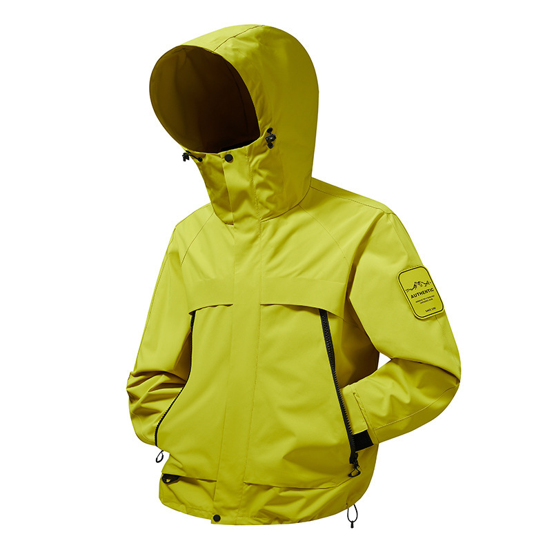 Men's and Women's Outdoor Sports Windproof and Waterproof Mountaineering Clothing Thin Jacket Direct Sales 2025 New Single-Layer Soft Shell Jacket