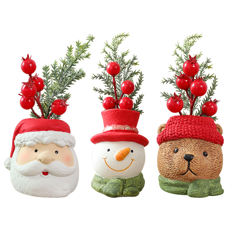 Shengyuan 新しい樹脂クリスマスノーム人形サンタクロース雪だるま樹脂クリスマス装飾品卸売|undefined