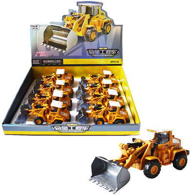 children Inertia alloy Engineering vehicles trumpet Bulldozer Model Child Hand Toy car Boy car