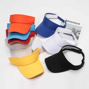 Summer Sun Hat Outdoor Simple Casual Hat Blank Printable LOGO Advertising Hat Widened Hat Rim Sunscreen Empty Top