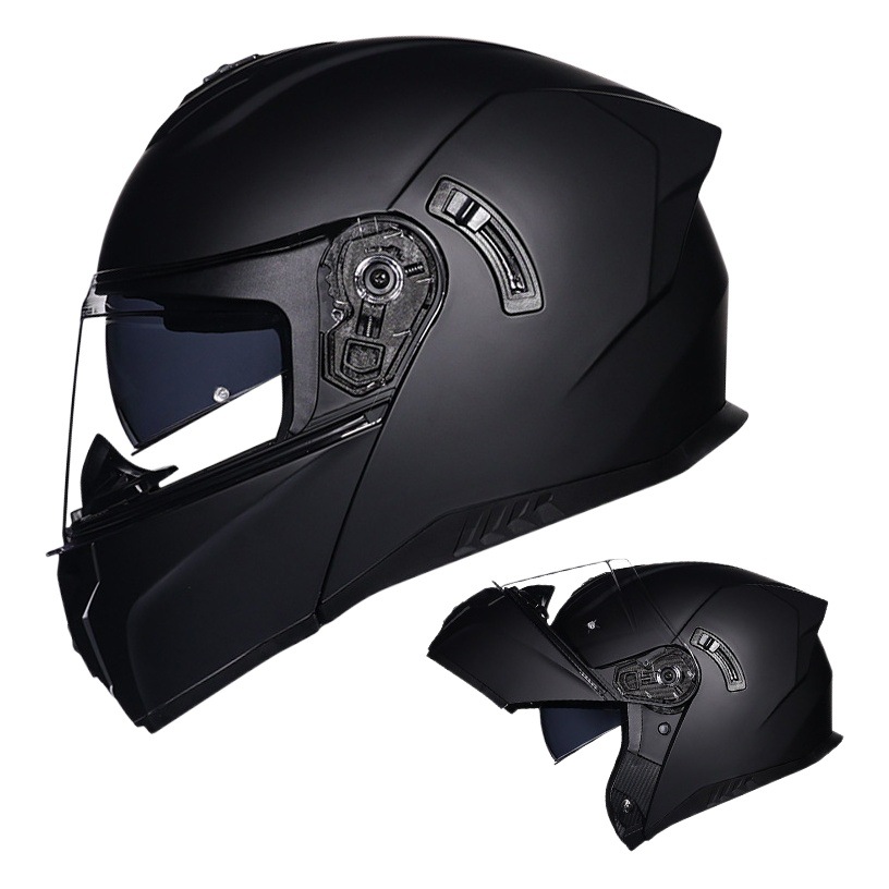 Orz casco de exposición casco de los hombres y las mujeres de la motocicleta de invierno semi-full casco de personalidad fresco coche de la calle con Bluetooth Four Seasons Universal