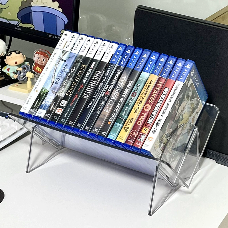 Нейтральная игровая коробка для картриджей, стеллаж для хранения CD-дисков, периферийные аксессуары для PS4, настольный переключатель для PS5, хранение игровых дисков