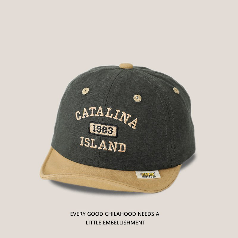 Sombrero de bebé primavera y otoño delgado sombrero de pato estilo coreano universal para niños y niñas sombrero de béisbol de brida suave marea de sombrero de verano