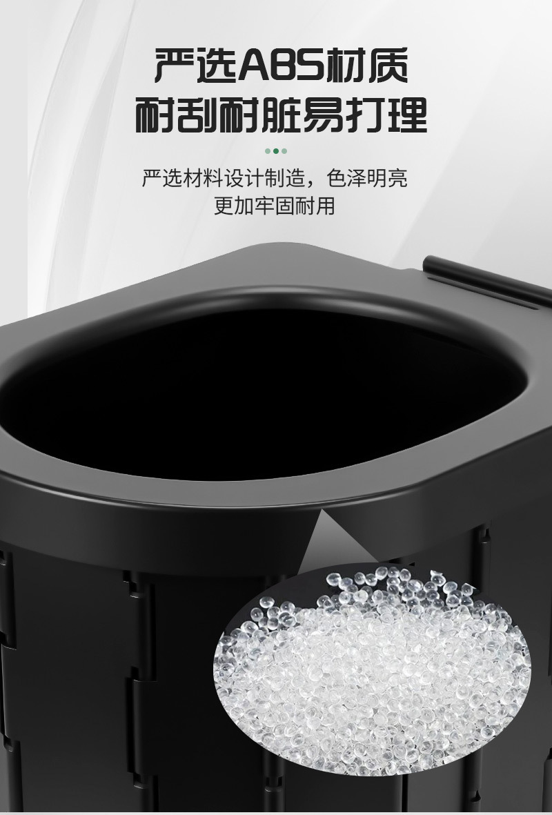 Car Accessories Folding Toilet Portable Commode Vehicle Emergency Toilet Rv Mobile Toilet