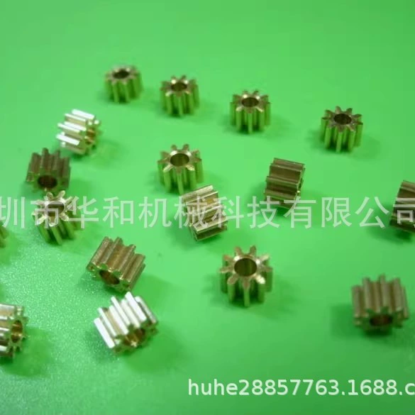 Модель игрушки с дистанционным управлением, двигатель 380, специальная активная медная шестерня, модуль 0,5, 9 зубов, 10 зубьев, медная плоская шестерня