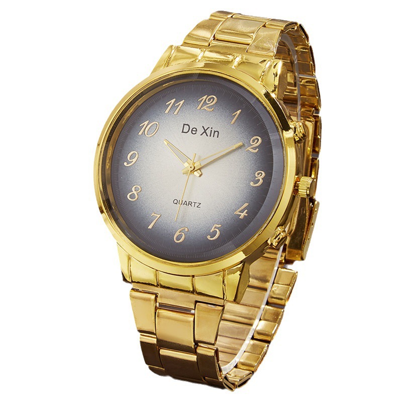 Estilo coreano de la moda clásico puntero de marcación grande superficie digital reloj de cuarzo de negocios casual de los hombres elegante reloj de moda