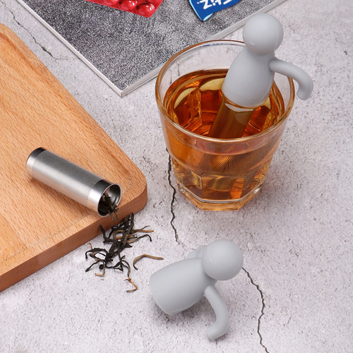 Silicone tea separator for villain tea, tea maker for lazy people, simple tea maker for office, creative and novel tea filter
