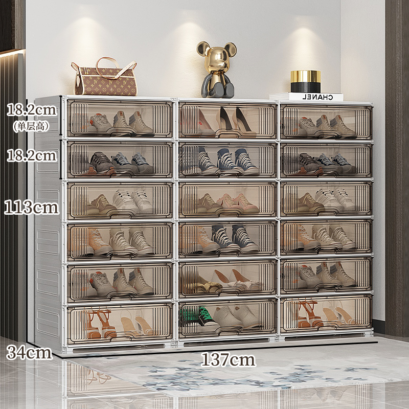 ✿ ✾ ✽ ✽ ✾ ✿    [6면 모두 단단함] 넓어지고 두꺼워진 3열 6겹 - 대형 신발 36켤레 수용 가능 ✿ ✾ ✽ ✽ ✾ ✿