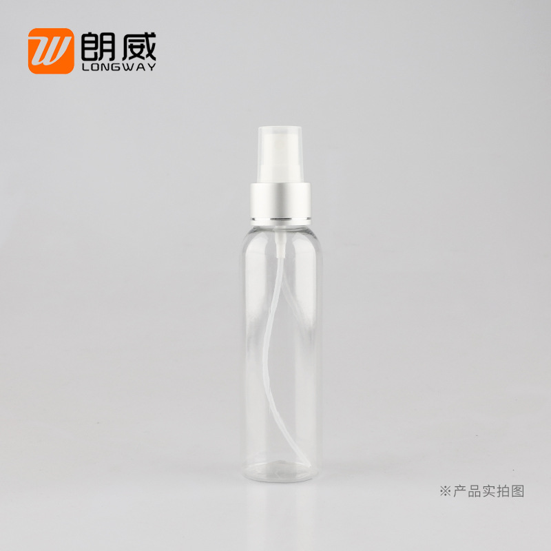 120ml ronda hombro mascota alúmina spray botella de plástico botella cosmética agua viaje sub-botella Yuyao langwei