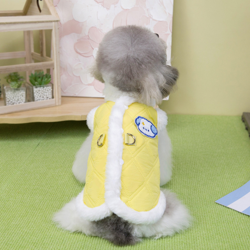 狗服装小型犬狗衣服猫咪秋冬服装宠物衣服新款厂家25双绗线棉背心|undefined