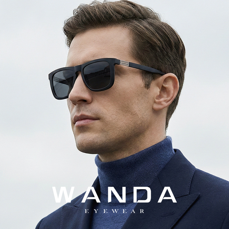 Nuevo polarizador magnético plegable S33105 Gafas de sol de protección solar al aire libre de venta caliente transfronteriza Espejo de luz azul de marco de moda