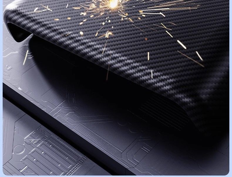 Suitable for Tesla Armrest Box Cover Model 3/Y Rear Air Outlet Protective Cover Carbon Fiber Ya Interior Modification Accessories