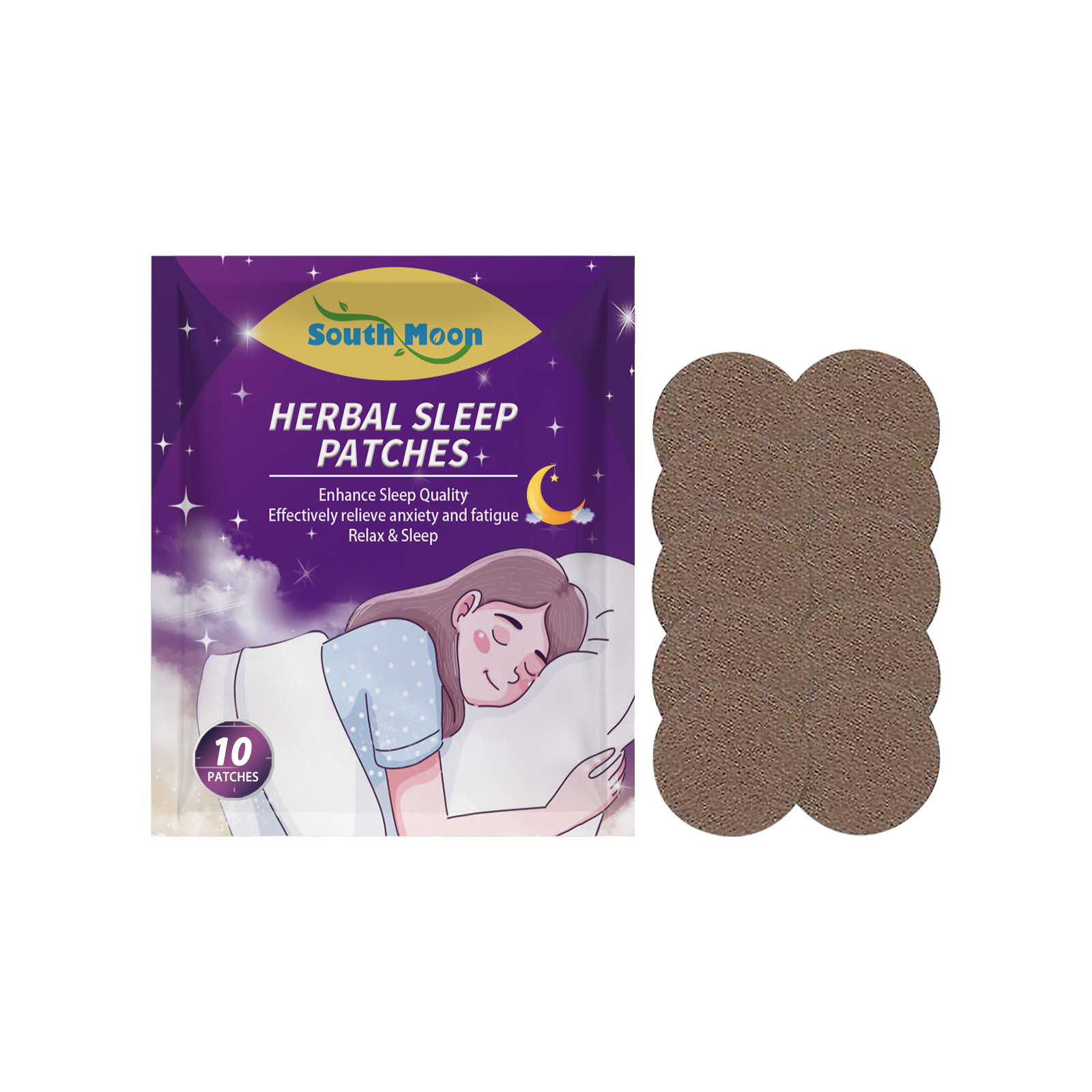 Patchs sommeil aux herbes pour la relaxation et le stress_voghion.com