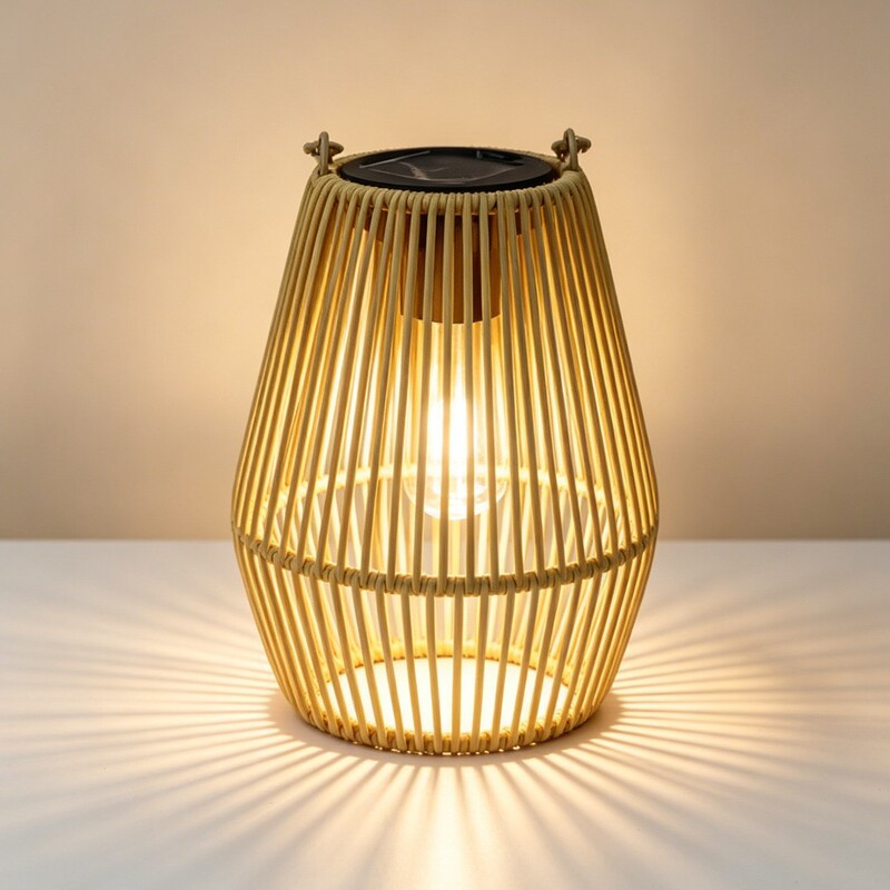 Cross-Border Popular Solar Waterproof Garden Lamp Rattan Bamboo Lantern Chinese Retro Hanging Lamp Balcony Decorative Lamp Cross-Border Popular Solar Waterproof Garden Lamp Rattan Bamboo Lantern Chinese Retro Hanging Lamp Balcony Decorative Lamp