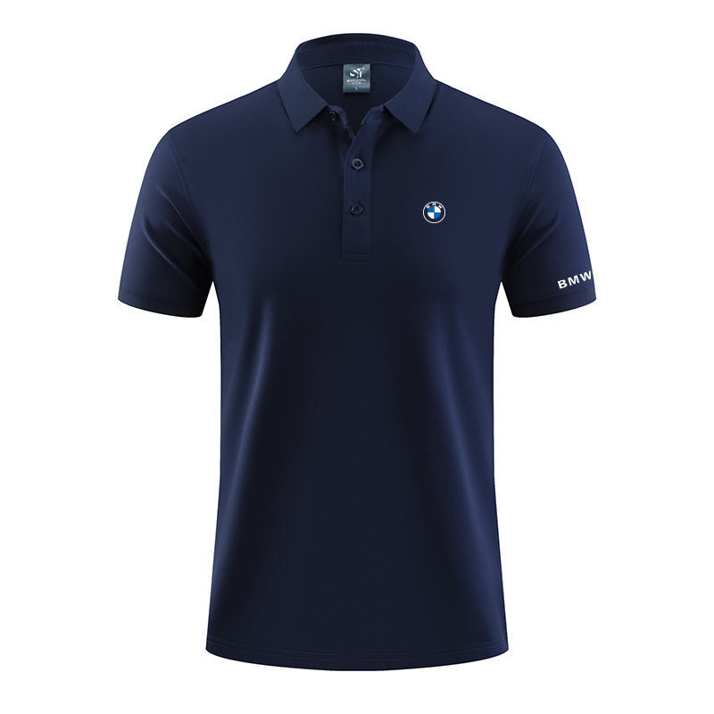 New Bmw 4S Store Polo Shirt Workwear Lapel T-Shirt Summer Workwear for Men and Women with Printable Logo New Bmw 4S Store Polo Shirt Workwear Lapel T-Shirt Summer Workwear for Men and Women with Printable Logo