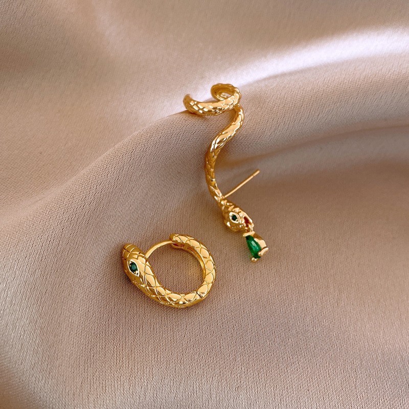 Temperamento de pendientes verdes pendientes ligeros lujosos de alto nivel sensación de pendientes zircon flores joyas geométricas al por mayor fábrica