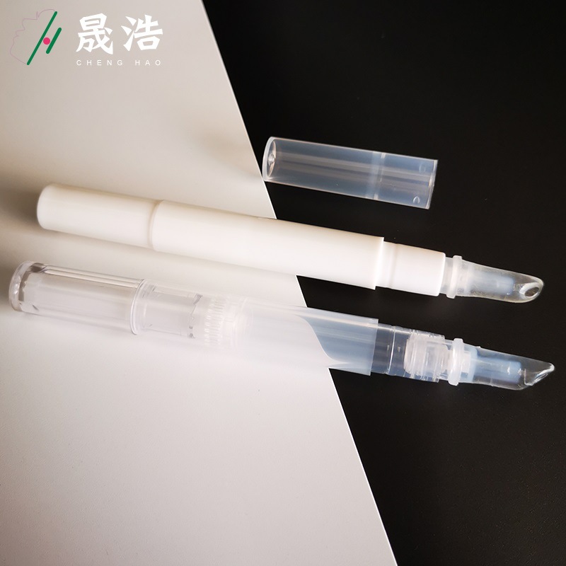 现货3ml袪痘笔遮瑕精油粉底液真空旋转笔美目双眼皮定型霜分装笔