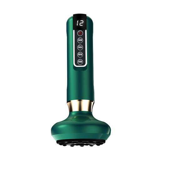 Cross-border household electric scraping instrument meridian brush intelligent pressure relief cupping charging heating scraping plate intelligent cupping device