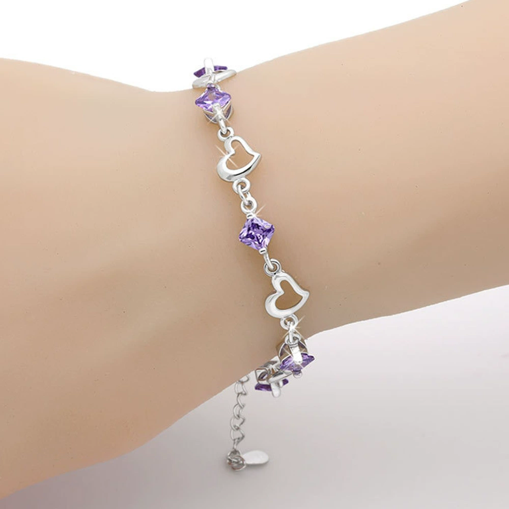 Bracelet, silver retro fashionable accessory, Korean style, wholesale