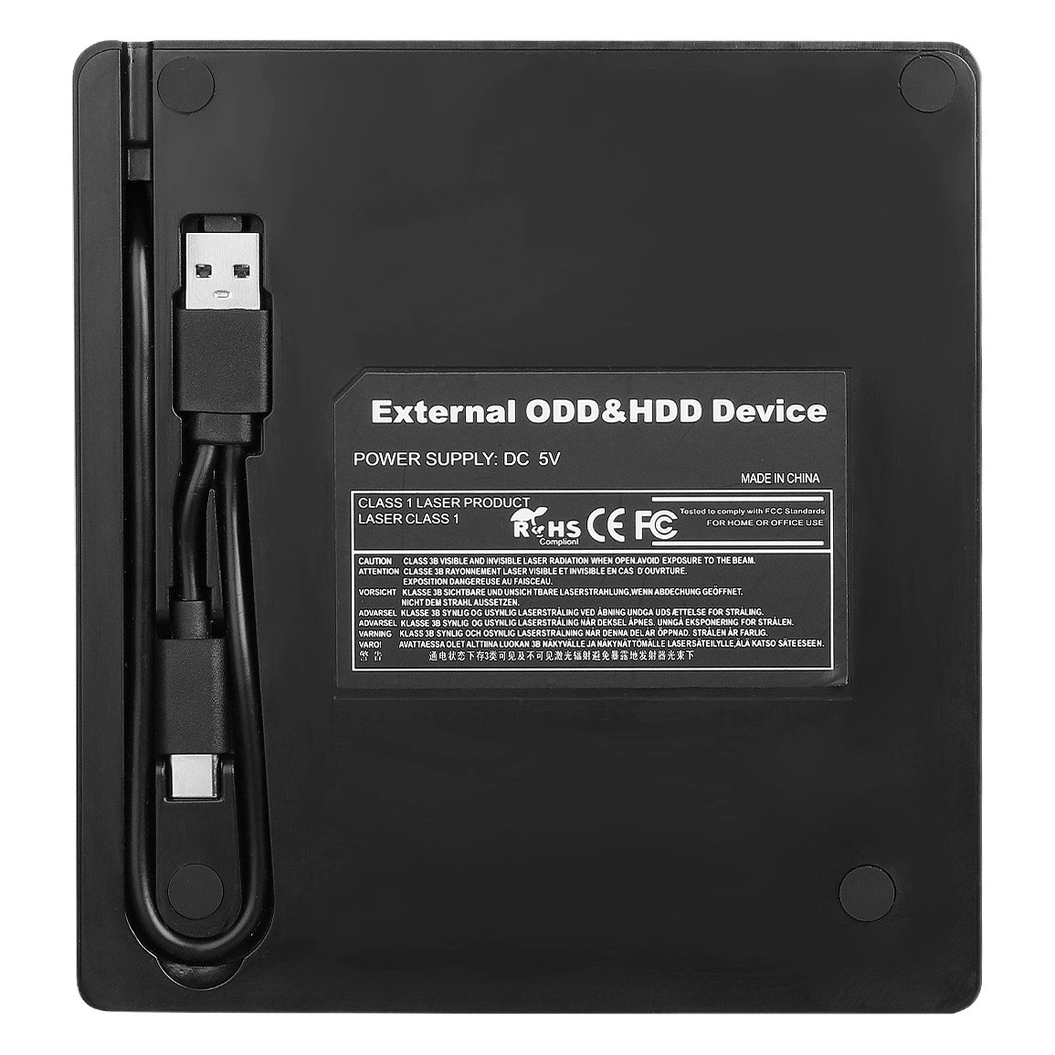 Двойной интерфейс CD-ROM для ноутбука Универсальный DVD-привод 5 в 1 вставной карты Многофункциональный внешний оптический привод