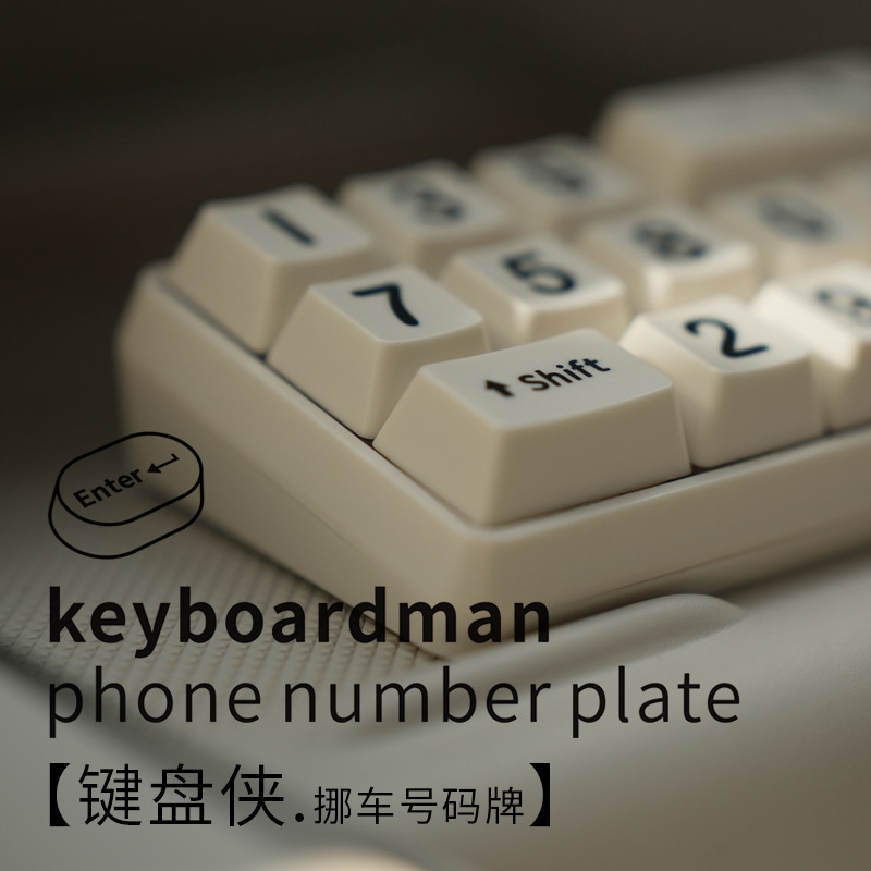 BBDD teclado hombre llave cuadrada tarjeta de teléfono móvil coche de las mujeres Número de estacionamiento temporal placa coche titular de número de teléfono móvil