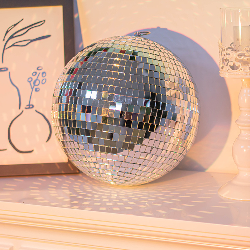 25CMdisco etapa salón de baile espejo bola de cristal reflexivo reflexión discoteca lugar diseño bar bola de la boda