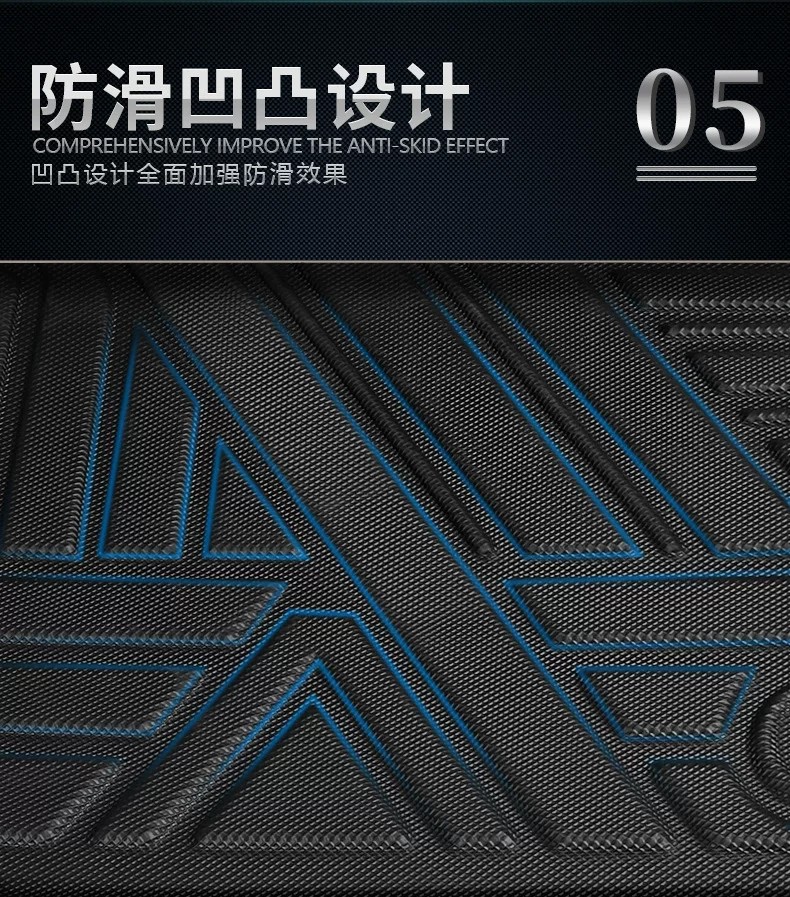 Suitable for 26 models of Ideal L8 Livis/Ultra, TPE backrest pad, waterproof and wear-resistant trunk mat