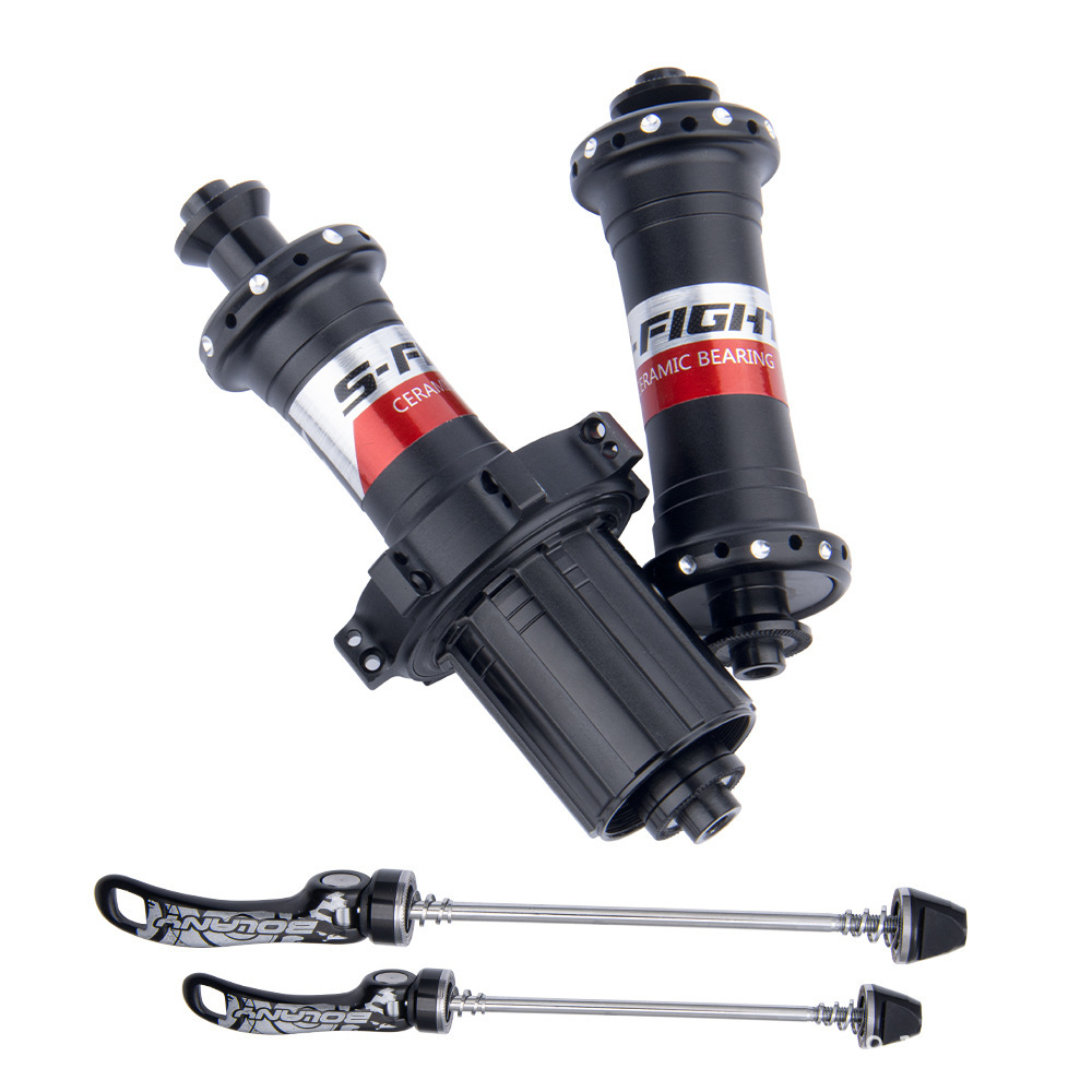 Bolany rodamiento cerámico rodamiento de carretera delantero 18 trasero 21 aleación de aluminio tipo tracción recta desmontaje rápido tambor de bicicleta