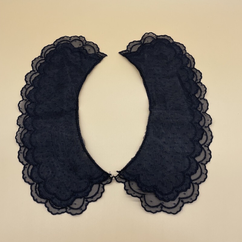 Mesh Bottom Fake Collar Front Piece Dress Set Decoration Sweatshirt Corsage Bottom Computer Flat Embroidered Water Dot Children's Clothing Clothing Auxiliary Mesh Bottom Fake Collar Front Piece Dress Set Decoration Sweatshirt Corsage Bottom Computer Flat Embroidered Water Dot Children's Clothing Clothing Auxiliary