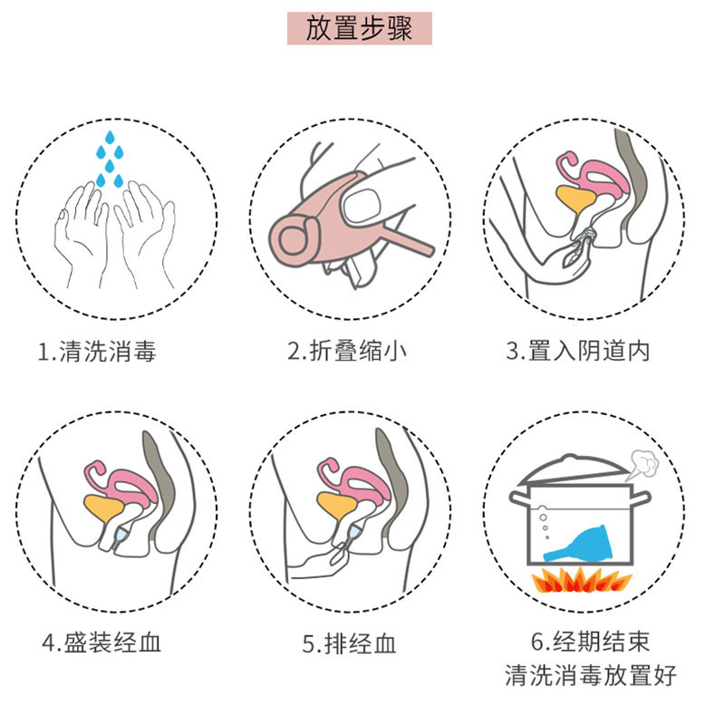 液体を排出できる月経カップ、大容量、月経期間中は水泳可能、膣プラグ、再利用可能、環境に優しい、健康的な生理用ナプキン、クロスボーダー|undefined