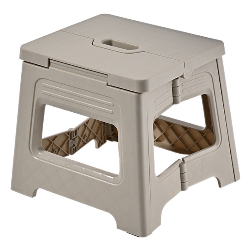 Plastic folding shrink stool adjustable retractable portable outdoor travel fishing chair household plastic stool