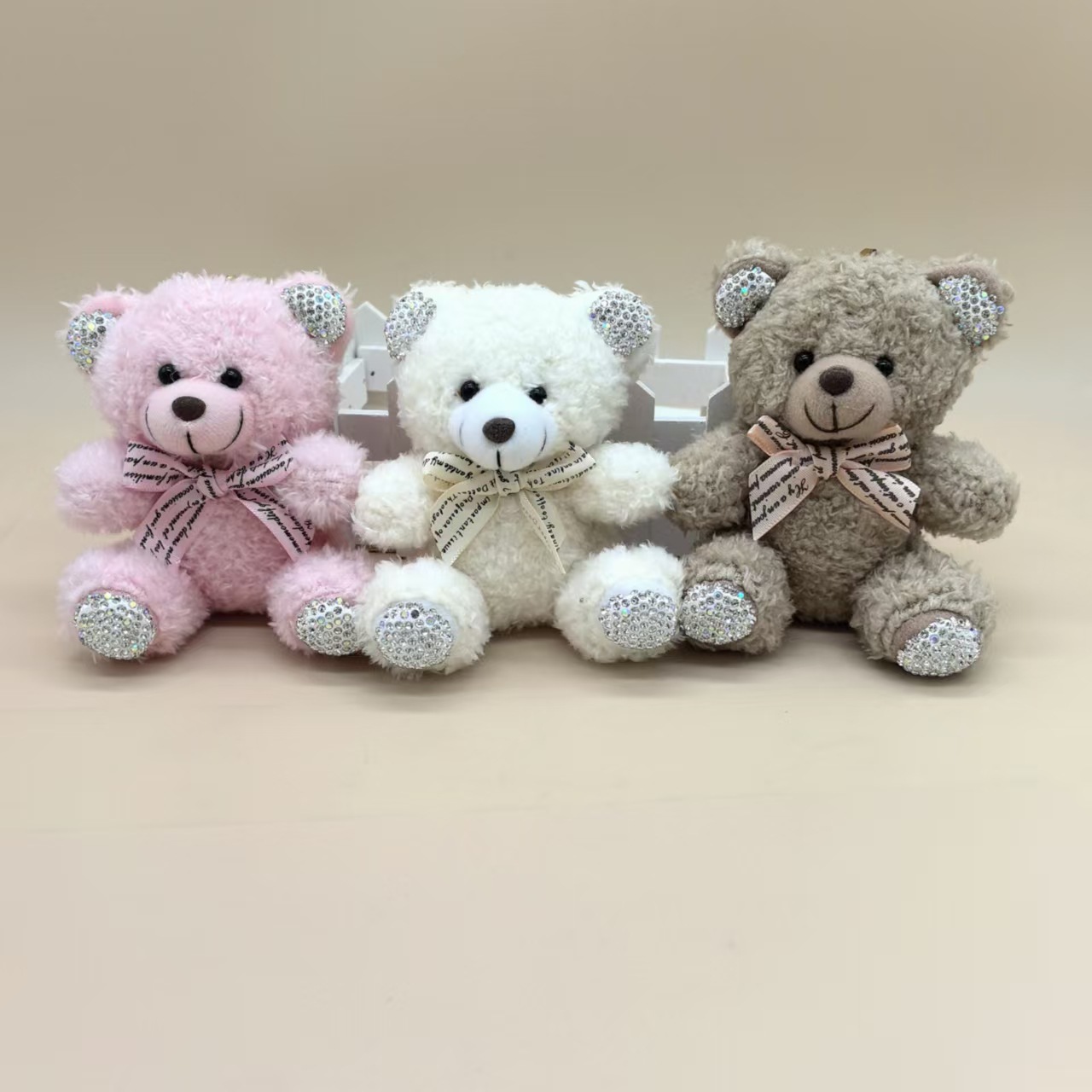 Versión coreana de Dongdaemun con la misma letra de amor dibujos animados oso de peluche muñeco de peluche bolso de muñeca colgante al por mayor
