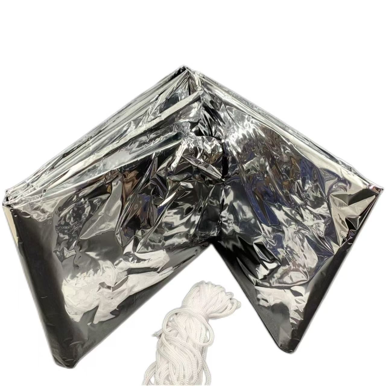 Tienda de emergencia Manta de rescate al aire libre Manta de supervivencia Manta de primeros auxilios Manta de aislamiento j Tienda simple Manta de espacio de protección solar