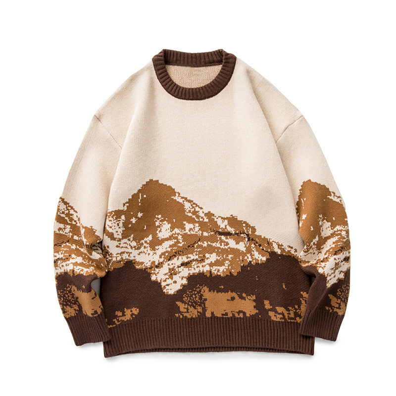Men's Casual Sweater in Coffee