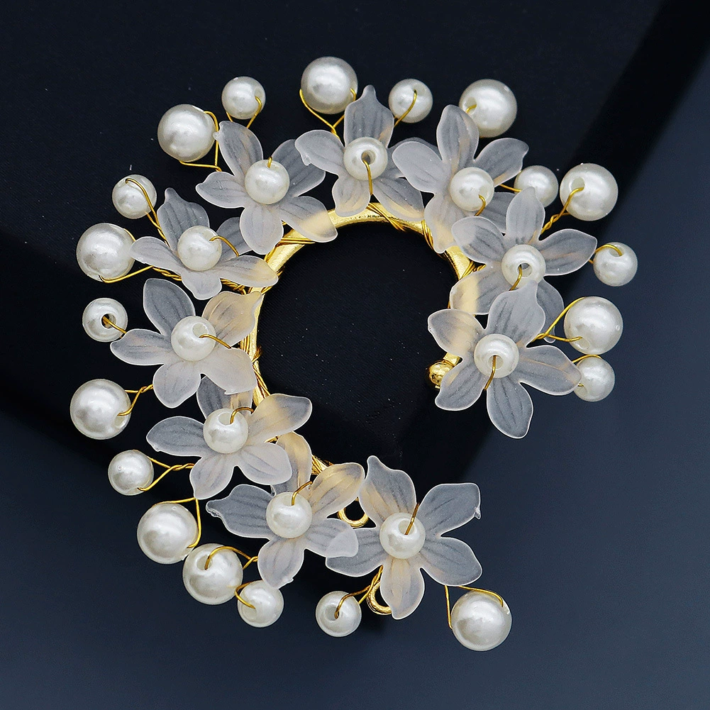 Earrings for photo sessions, ear clips handmade from pearl, internet celebrity, no pierced ears
