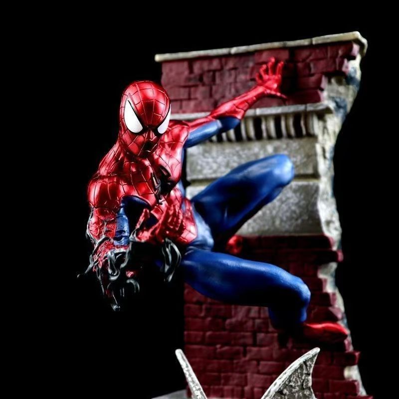 マーベル ヒーローズ エクスプレス フィギュア DXG スパイダーマン モデル GK スパイダーマン像アベンジャーズ装飾品ギフト|undefined