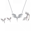 Angel's Wing Titanium Steel Necklace Pendant Female Clavage Creative Wings Necklace INS Give Girlfriend Wife Gift-3010