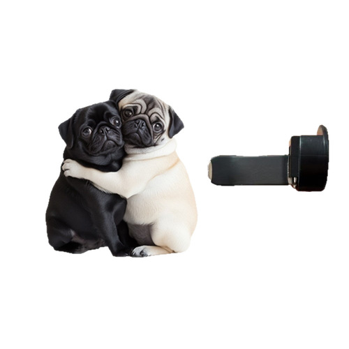 Cross-border e-commerce acrylic car air freshener internet-famous popular pug-shaped car vent clip with aroma diffuser
