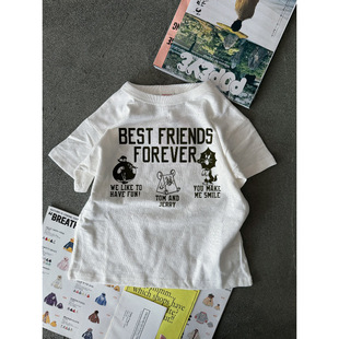 26aw ��ʽ��ͨBEST FRIENDSֲ�qӡ����ͯ�񹝶���T������